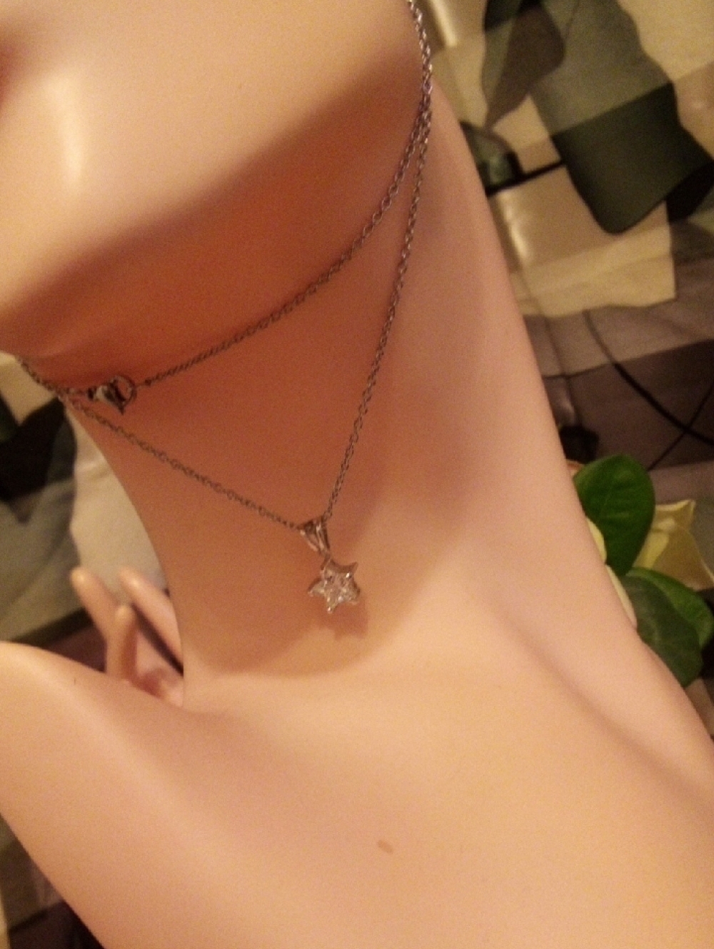 Silver Star Pendant Necklace